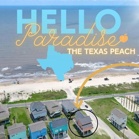 הוילה Bolivar Peninsula Spring Break Specials! Front Row Views - Tiki Bar - Playground מראה חיצוני תמונה